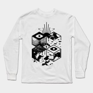 Dimensional Disruption Long Sleeve T-Shirt